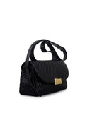 Radley Belsize quilt cross body bag in black leather (British brand)