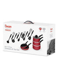 Swan 14-piece cookware and tool set (British brand)