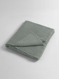 Secret Linen Store sage waffle cotton throw 260x230cm, imported from the UK