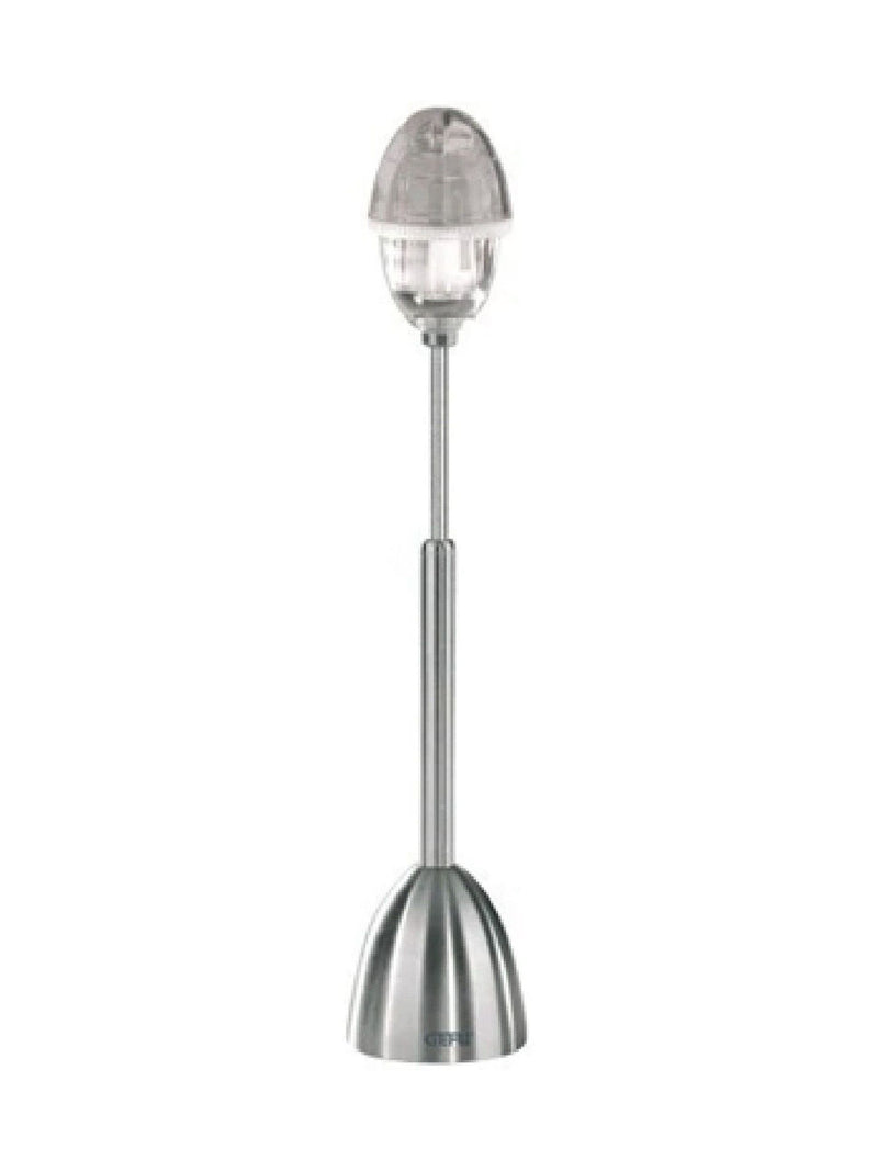GEFU silver egg cracker with salt shaker, UK version