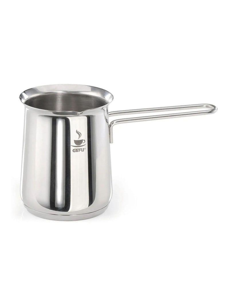 GEFU Silver Claudio frothing jug, UK version