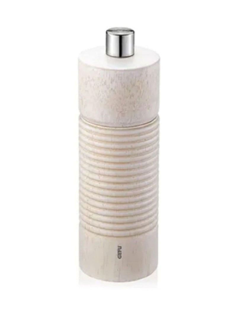 GEFU White Tedoro small salt and pepper mill, UK version