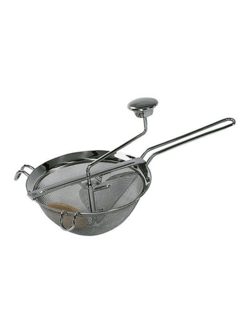 GEFU Silver Fleißiges Lieschen strainer press, UK version