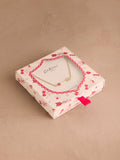 Cath Kidston gold tone arrow necklace with red heart (British brand)