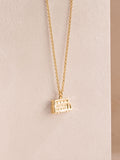 Cath Kidston gold-tone London bus pendant necklace (British brand)