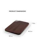 Sur La Table walnut large rectangular chopping board (British brand)