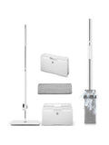 Swan white self-wringing mop and folding bucket set, imported from the UK