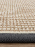 Asiatic Rugs Korra loop runner slate cream jute wool - British product