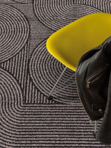 Next Asiatic Rugs Charcoal Muse Swirl Rug- Buy online at McGrocer
