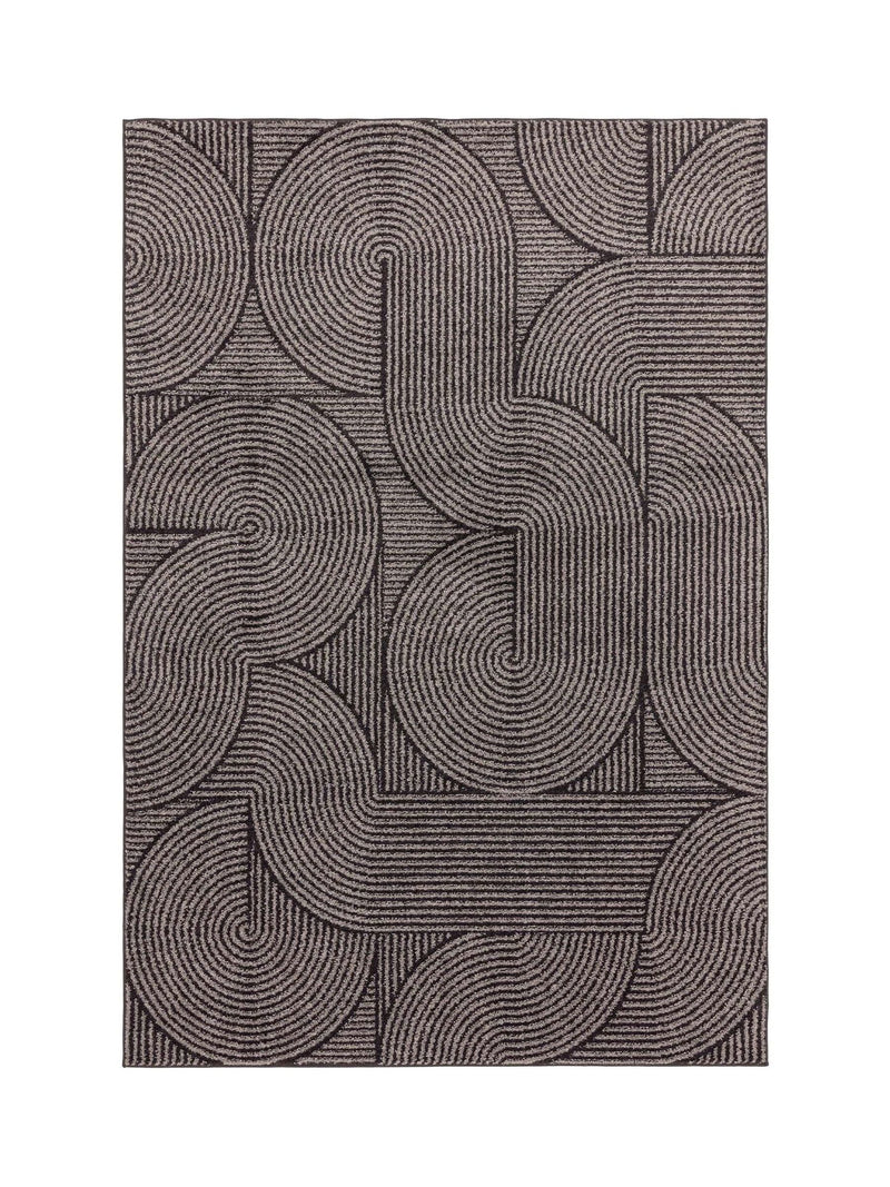 Asiatic Rugs Charcoal Muse Swirl Rug 160x230cm - British product
