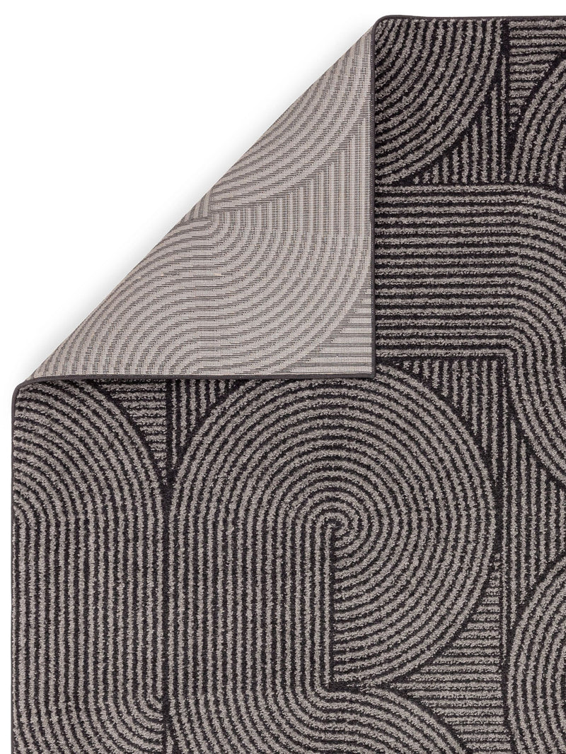 Asiatic Rugs Charcoal Muse Swirl Rug 160x230cm - British product