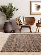 Next Asiatic Rugs Chocolate Brown Abbus Boucle Rug- Buy online at McGrocer