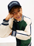 Tommy Hilfiger blue logo embroidery twill baseball cap (British brand)