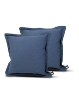 Next Extreme Lounging 2 Pack Blue B Aquaclean Mist Oxford Edge Outdoor Cushions 55x55cm- Buy online at McGrocer