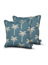 Next Extreme Lounging 2 Pack Sea Blue Outdoor B Palm Cushions 43x43cm- Buy online at McGrocer