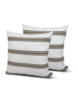 Next Extreme Lounging B-Cushion Outdoor Cushion 2 Pack Sand Yellow Haven Small Stripe 50x50cm- Buy online at McGrocer
