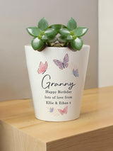 Next PMC Personalised Butterfly Plant Pot- Buy online at McGrocer