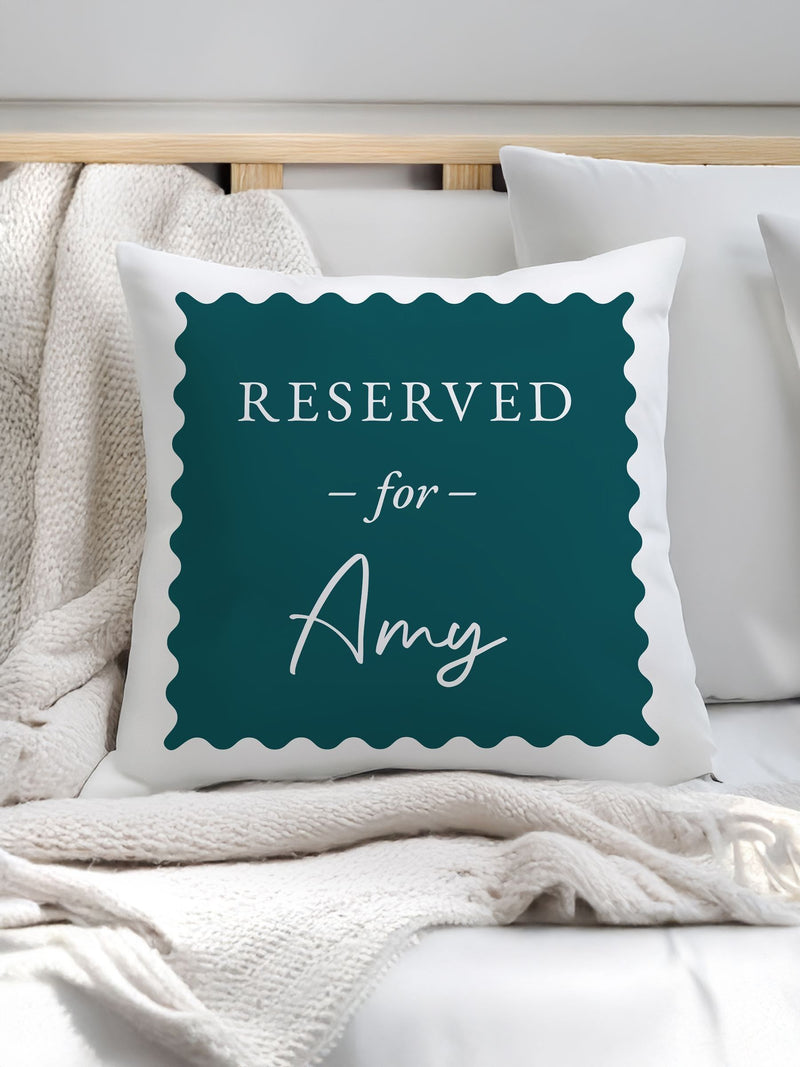 PMC teal blue Reserved For cushion 40x40cm, imported from the UK