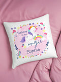PMC personalised unicorn cushion 40x40cm, UK version