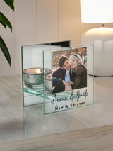 Next PMC Personalised Photo Upload Glass Tealight Holder- Buy online at McGrocer