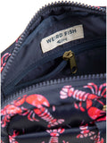 Weird Fish blue Corrie printed cross-body bag, imported from the UK