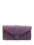 Lotus purple clutch bag with chain, imported from the UK