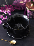 Something Different ceramic rose teacup and saucer, imported from the UK