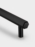 Pushka Home hexagonal black cabinet handle 320mm (British brand)