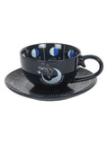 Something Different blue moon phase teacup and saucer set - British product