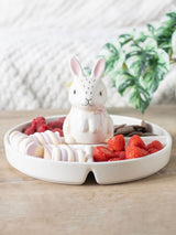 Next Something Different White Bunny Chip & Dip Snack Dish 28.5cm- Buy online at McGrocer