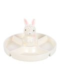 Something Different white bunny chip and dip dish 19cm (British brand)