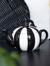 Next Something Different Black Striped Pumpkin Teapot 500ml- Buy online at McGrocer