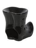 Something Different black witch boots ceramic oil burner - British product