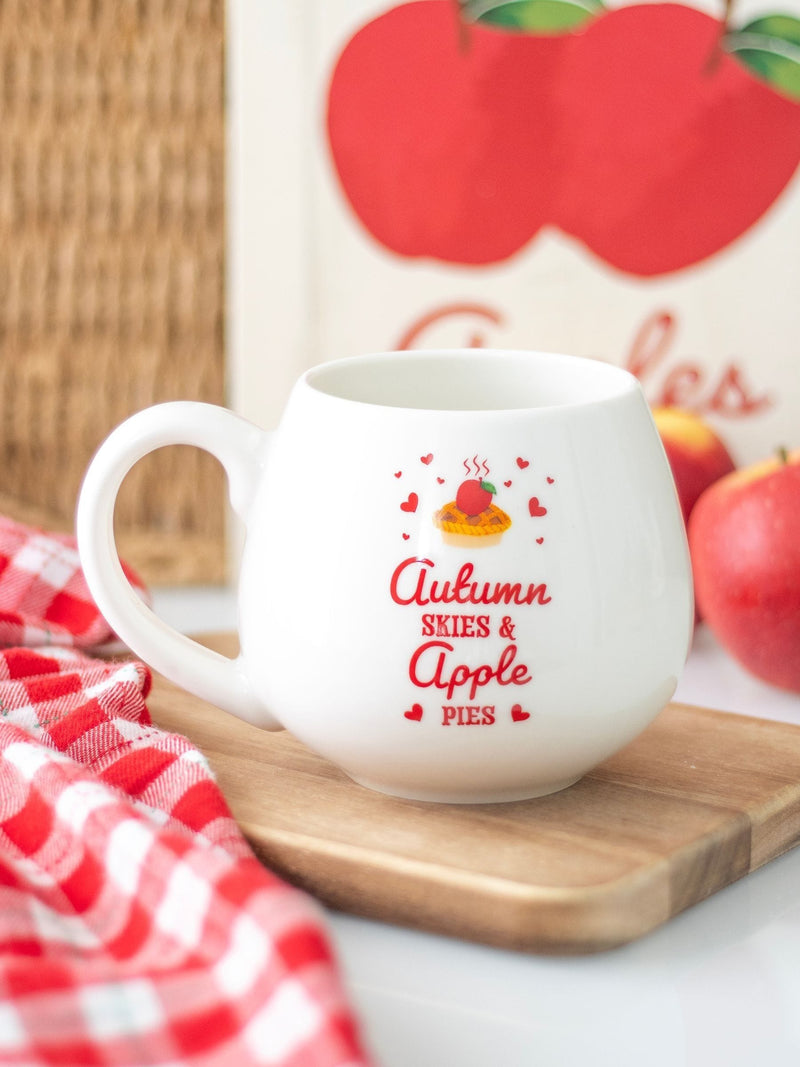 Something Different rounded mug Autumn Skies and Apple Pies 550ml, imported from the UK