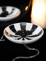 Next Something Different Black Striped Bat Trinket Dish- Buy online at McGrocer