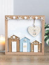 Next Something Different Brown Ocean Air Salty Hair 3D Beach Hut MDF Wall Plaque- Buy online at McGrocer