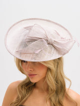 Next Jon Richard Nude Mink Large Bow Hat Fascinator- Buy online at McGrocer