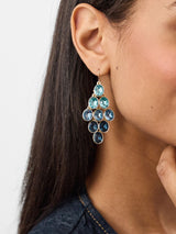 Next Accessorize Blue Ombré Cascading Gemstone Drop Earrings- Buy online at McGrocer