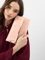 Next Accessorize Pink Fold Over Clip Frame Clutch Bag- Buy online at McGrocer