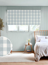 Next Sophie Allport Pale Blue Gingham Roman Blind- Buy online at McGrocer