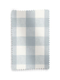 Sophie Allport pale blue gingham roman blind, imported from the UK