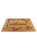 Artsy Mats brown floral doormat - British product
