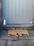 Artsy Mats doormat Natural Black Weiners 60x40cm, UK version