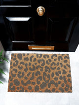 Next Artsy Mats Grey Leopard Print Doormat 60cm x 40cm- Buy online at McGrocer