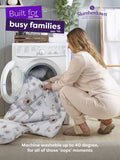 Slumberdown animal print coverless kids duvet single (British brand)