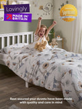 Slumberdown animal print coverless kids duvet single (British brand)