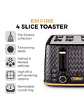 Tower Empire 4 slice toaster - British product
