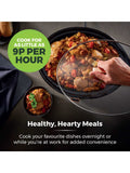 Tower rose gold slow cooker 6.5L stainless steel, UK version