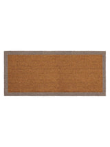 Next My Mat Taupe Border Coir Runner Doormat, 55x125cm- Buy online at McGrocer
