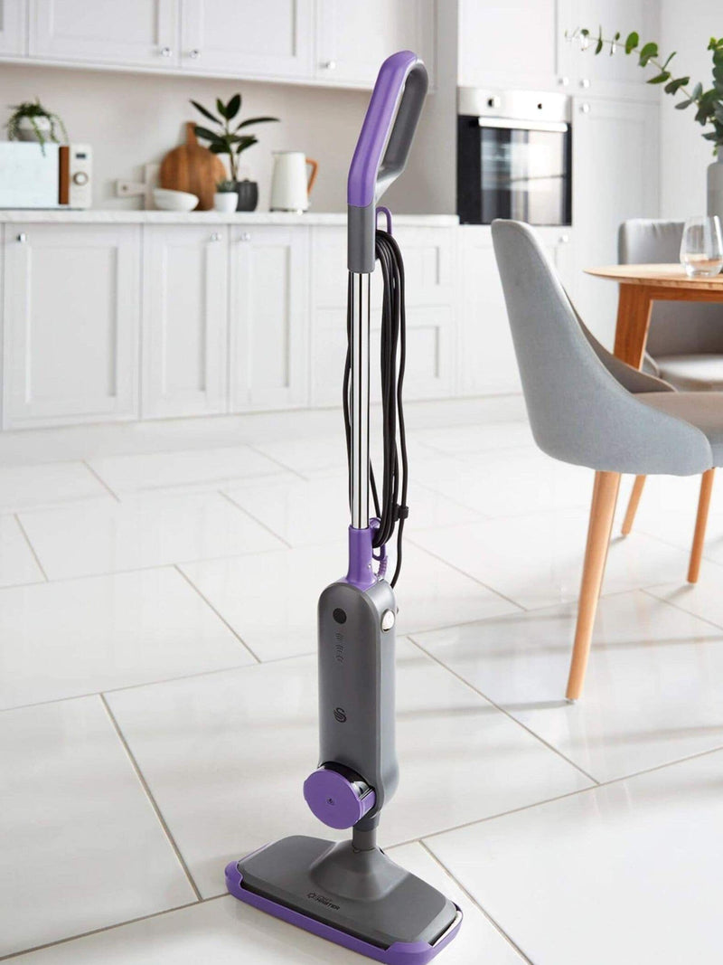 Swan Grey Steam Mop with carpet glider, imported from the UK